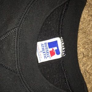 Russell Athletic Black Crewneck